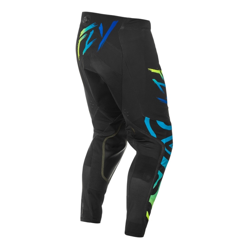 Motocross-Hose FLY Racing Evolution schwarz-blau-fluogelb