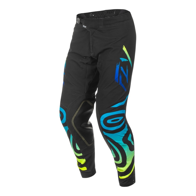 Motocross-Hose FLY Racing Evolution schwarz-blau-fluogelb