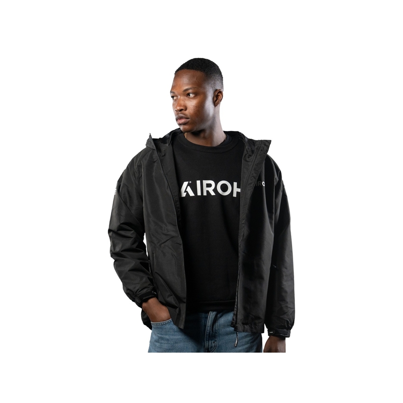 Airoh wasserdichte Jacke schwarz