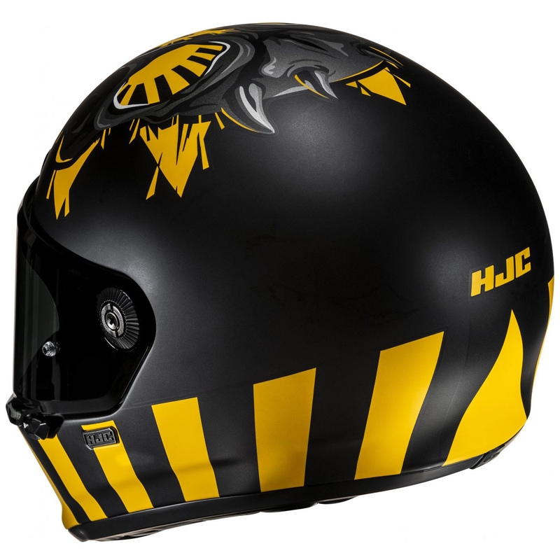 Integrierter Motorradhelm HJC V10 Crania MC3SF schwarz-gelb