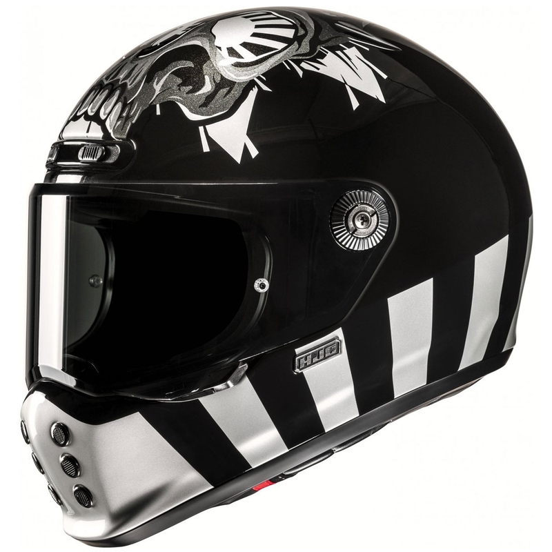 HJC V10 Crania MC5 Integral-Motorradhelm schwarz-grau