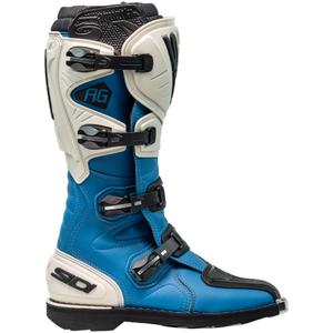 Motocross-Stiefel SiDi Agueda blau-beige