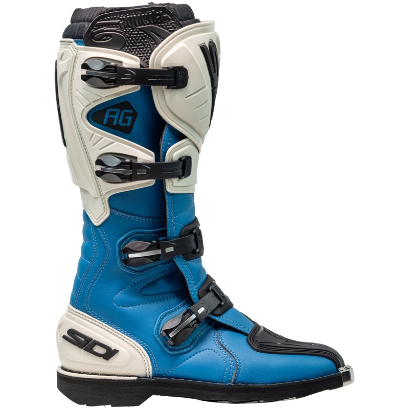 Motocross-Stiefel SiDi Agueda blau-beige