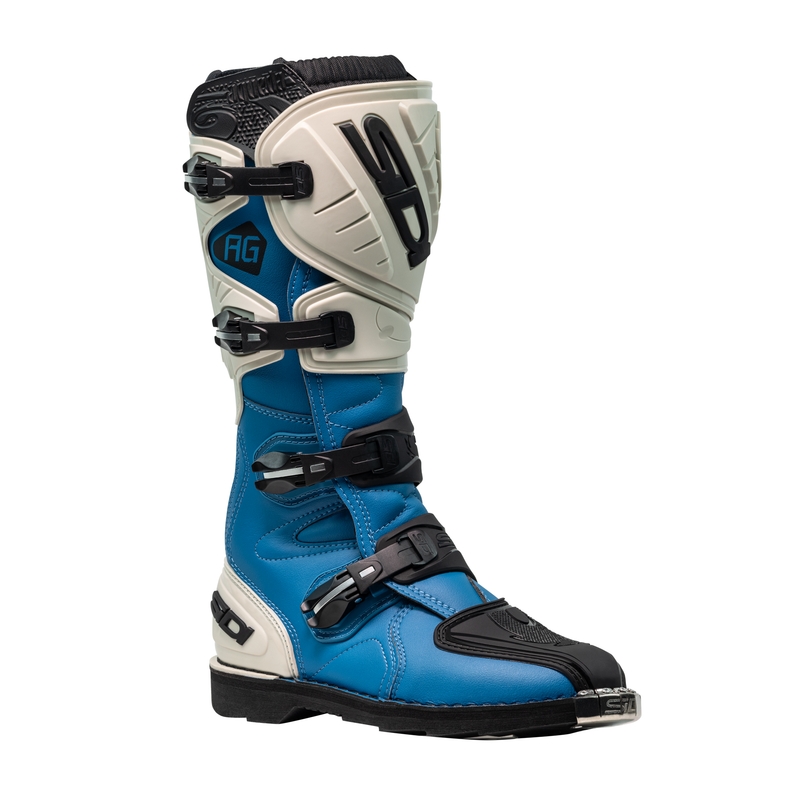 Motocross-Stiefel SiDi Agueda blau-beige