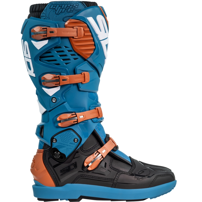 Motorradstiefel SiDi Crossfire 3 SRS blau-bronze
