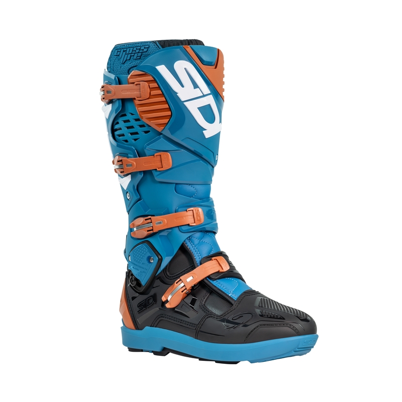 Motorradstiefel SiDi Crossfire 3 SRS blau-bronze