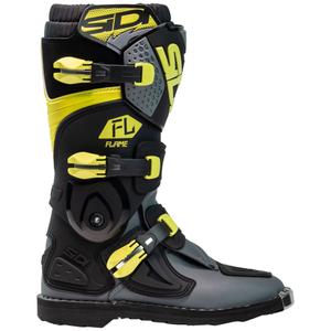 Kinder-Motocross-Schuhe SiDi Flame schwarz-gelb