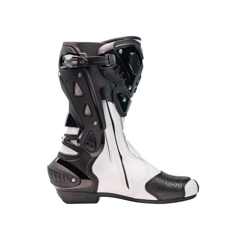 Motorradstiefel SiDi ST weiß-schwarz