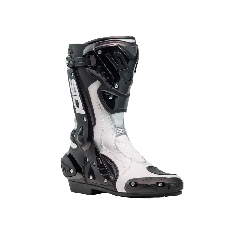 Motorradstiefel SiDi ST weiß-schwarz