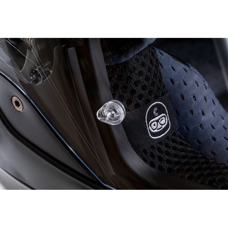 Enduro-Helm Cassida Road Runner TechniX mattschwarz-schwarz-grau