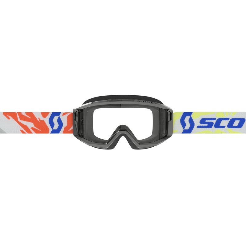 Kinder-Motocross-Brille SCOTT Primal Youth schwarz mit klarem Plexiglas