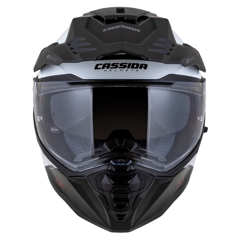 Enduro-Helm Cassida Road Runner Dual weiß-schwarz