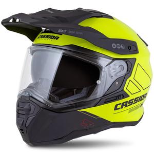 Enduro-Helm Cassida Road Runner Dual fluo gelb-schwarz