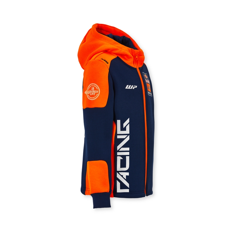Blau-orangefarbenes Kinder-Sweatshirt des KTM Replica Team