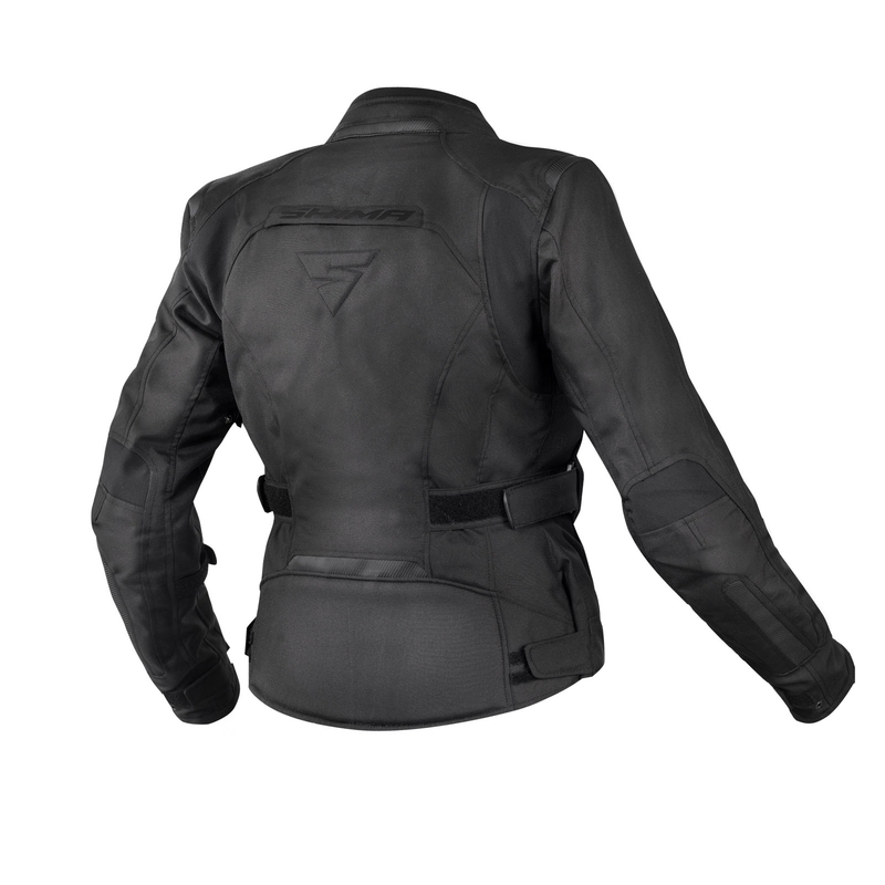 Damen Motorradjacke Shima Volante schwarz Ausverkauf
