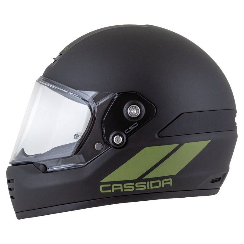 Enduro-Helm Cassida FormX FlatOut mattschwarz-grün