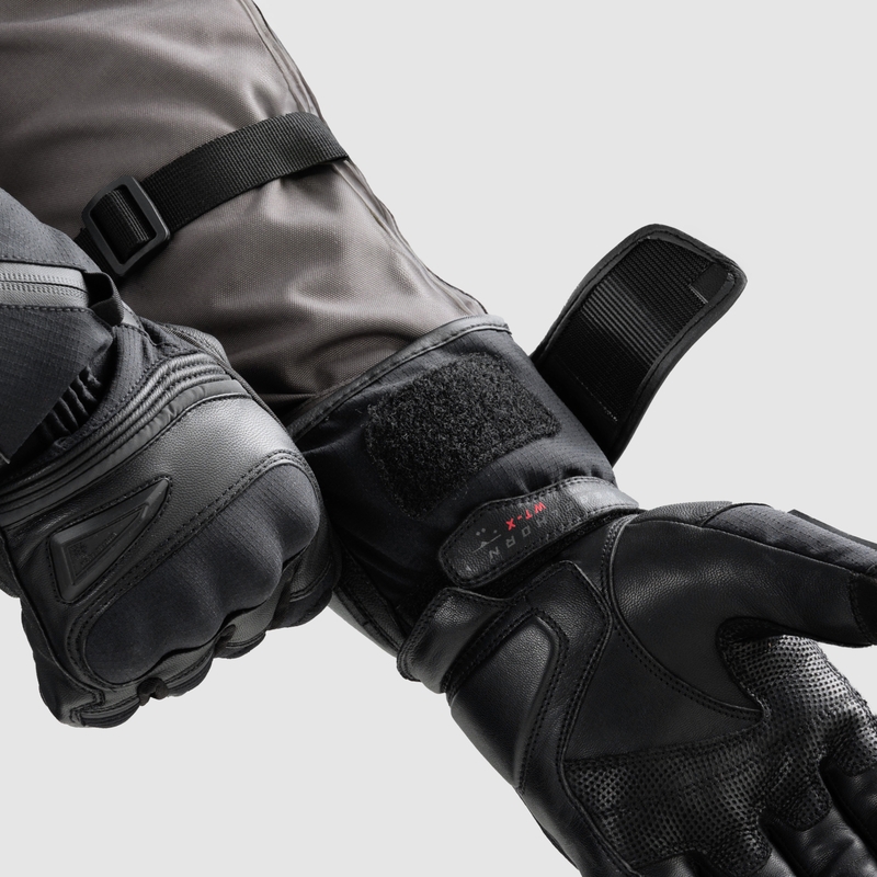 Motorradhandschuhe Rebelhorn Summit Winter schwarz