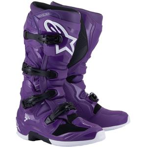 Alpinestars TECH 7 Motocross-Stiefel lila