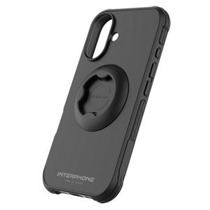 Schutzhülle Interphone QUIKLOX Tetraforce für Apple iPhone 16 Plus schwarz