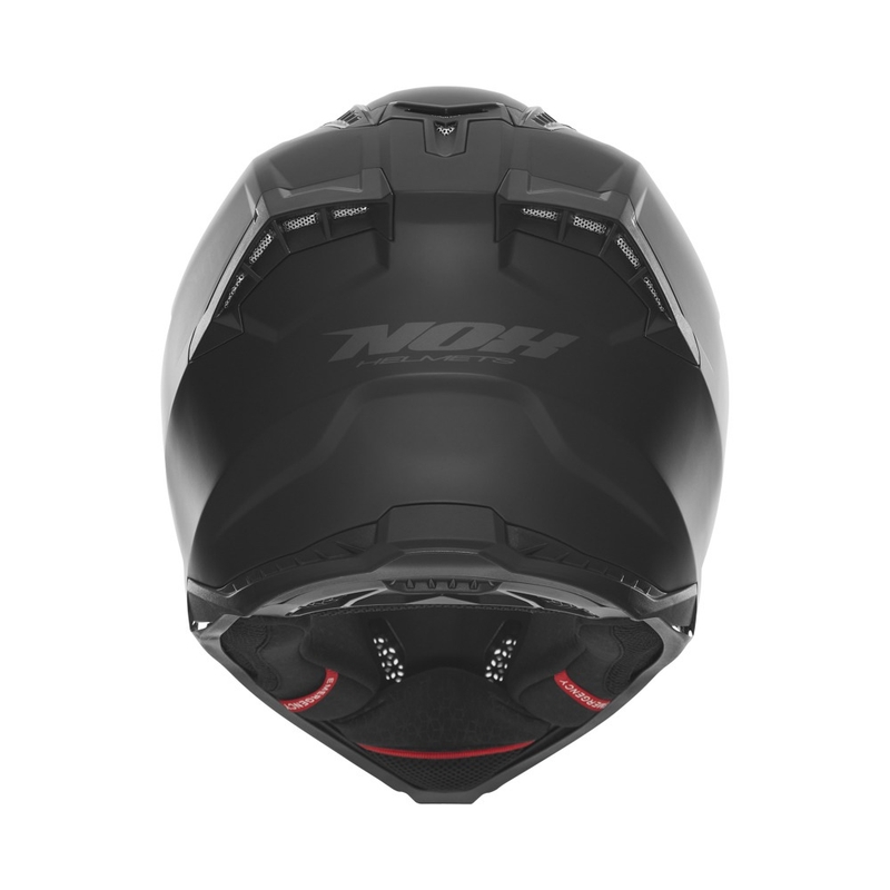 Motocross-Helm NOX N634 mattschwarz