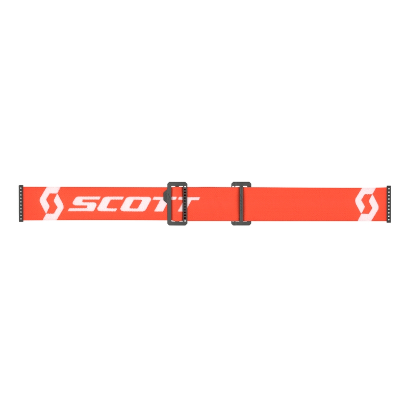 Motocross-Brille SCOTT Primal CH orange-weiß mit chromorangem Plexiglas