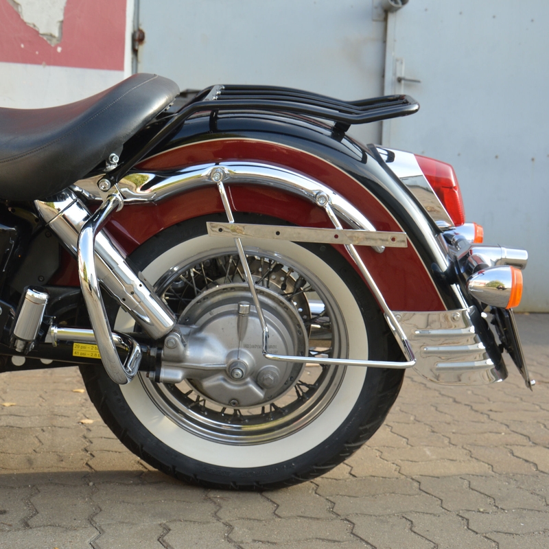 Stützrahmen für Koffer mit Rückenlehne HONDA VT1100 C3 Aero Chrom