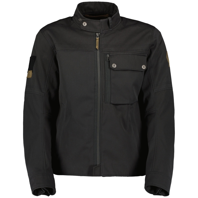Motorradjacke SCOTT JACKET VINTAGE schwarz