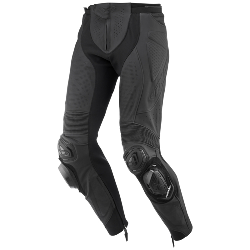 Leder-Motorradhose IXON Vortex 3 schwarz-schwarz