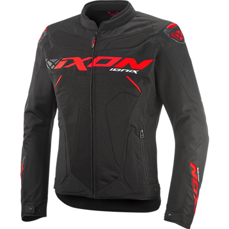 Motorradjacke IXON Ionix schwarz-rot