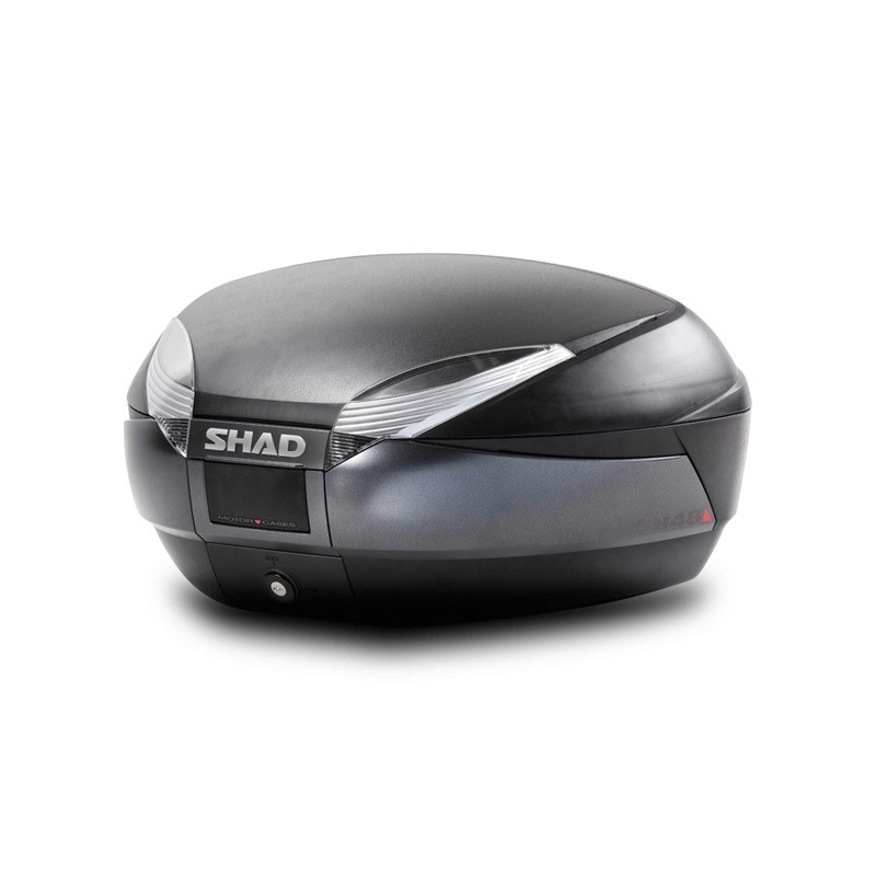 Top case SHAD SH48 Dark grey / black mit Schloss PREMIUM SMART