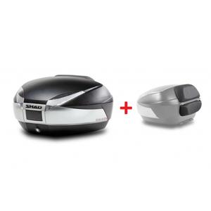 Top case SHAD SH48 D0B48400+D0RI4800 Titan neu with PREMIUM SMART lock and backrest