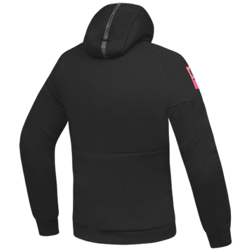 Damen-Motorradjacke IXON Touchdown schwarz-rosa
