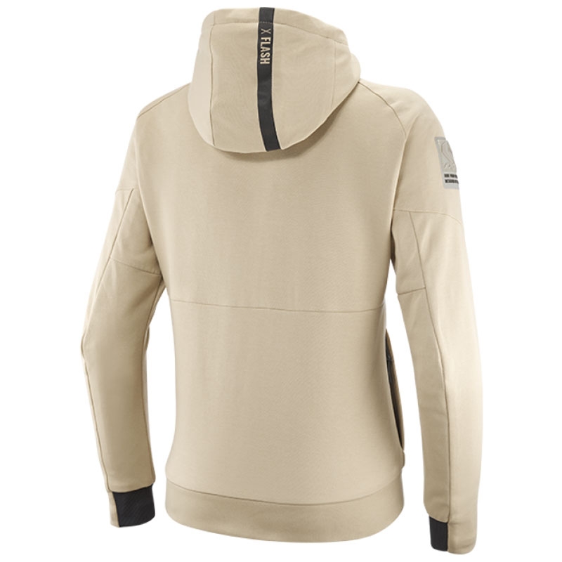 Damen-Motorradjacke IXON Touchdown beige-grau