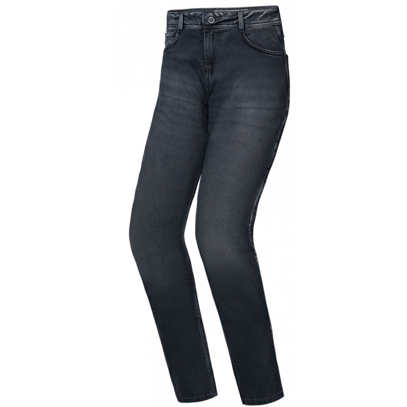 Damen-Motorradjeans IXON Dany schwarz gewaschen