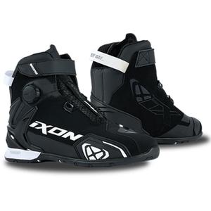 Damen-Motorradstiefel IXON Bull 2 WP schwarz-weiß