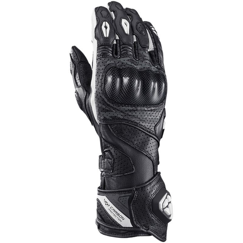 Motorradhandschuhe IXON Tornado Air schwarz-weiß