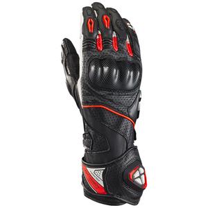 Motorradhandschuhe IXON Tornado Air schwarz-weiß-rot