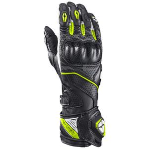 Motorradhandschuhe IXON Tornado Air schwarz-weiß-fluogelb