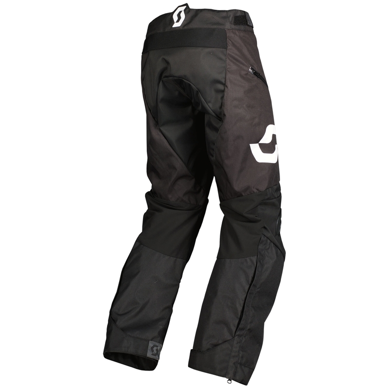Motorradhose SCOTT X-PLORE SWAP OVERBOOT schwarz-weiß