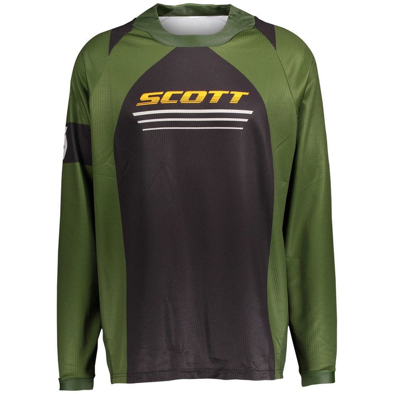 SCOTT 350 X-PLORE Motocross-Trikot schwarz-grün