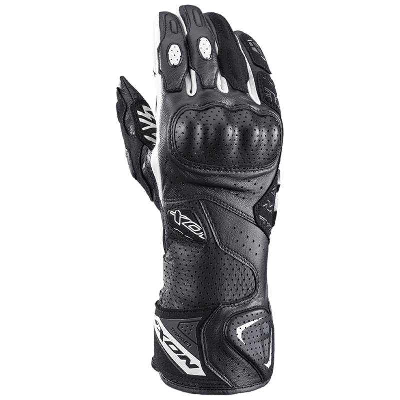 Motorradhandschuhe IXON Thunder Air schwarz-weiß