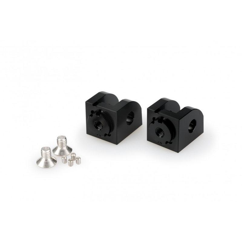 Footpeg adapters PUIG adjustable schwarz