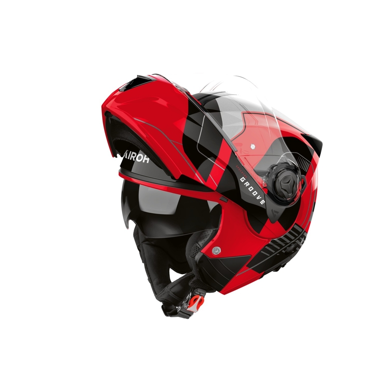 Airoh Specktre Groove Klapphelm rot glänzend