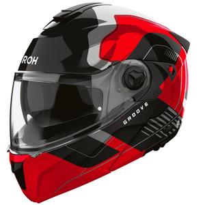 Airoh Specktre Groove Klapphelm rot glänzend