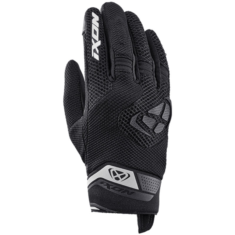 IXON Mig 2 Airflow Motorradhandschuhe schwarz-weiß