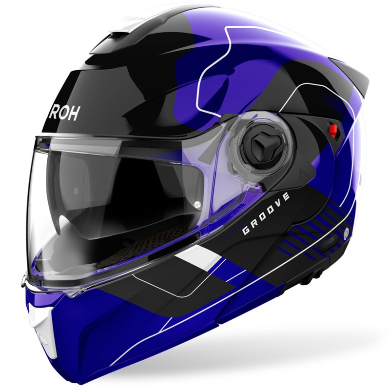 Airoh Specktre Groove Klapphelm blau glänzend
