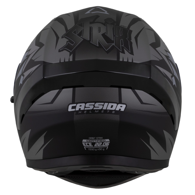 Cassida Orbit Strix Integralhelm matt schwarz-grau