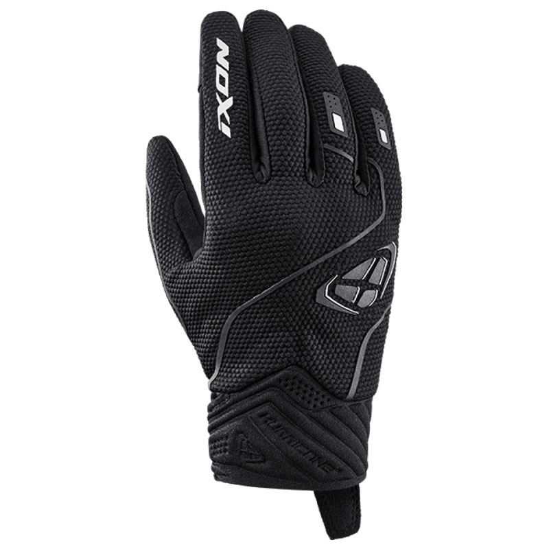 IXON Hurricane 2 Kinder Motorradhandschuhe schwarz-weiß