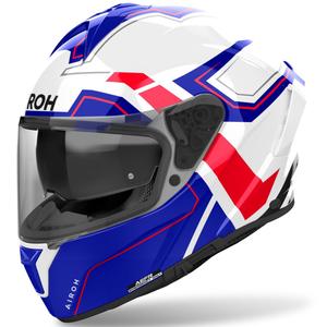 Airoh SPARK 2 Dart Integralhelm Motorrad glänzend blau-rot