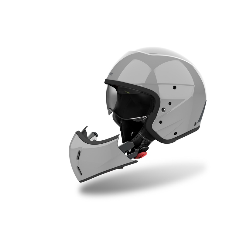 Airoh J110 Color modularer Motorradhelm glänzend zementgrau